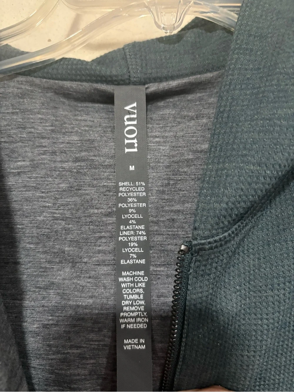 NWT VUORI MENS PERFORMANCE WAFFLE ZIP HOODIE 2.0 SIZE MEDIUM